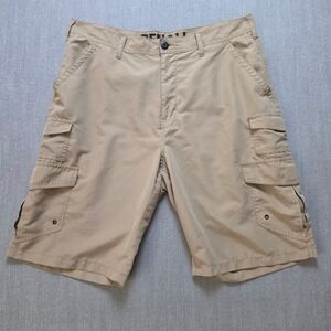 Denali Cargo Shorts Mens 36 Tan Khaki Outdoor Hiking D425993